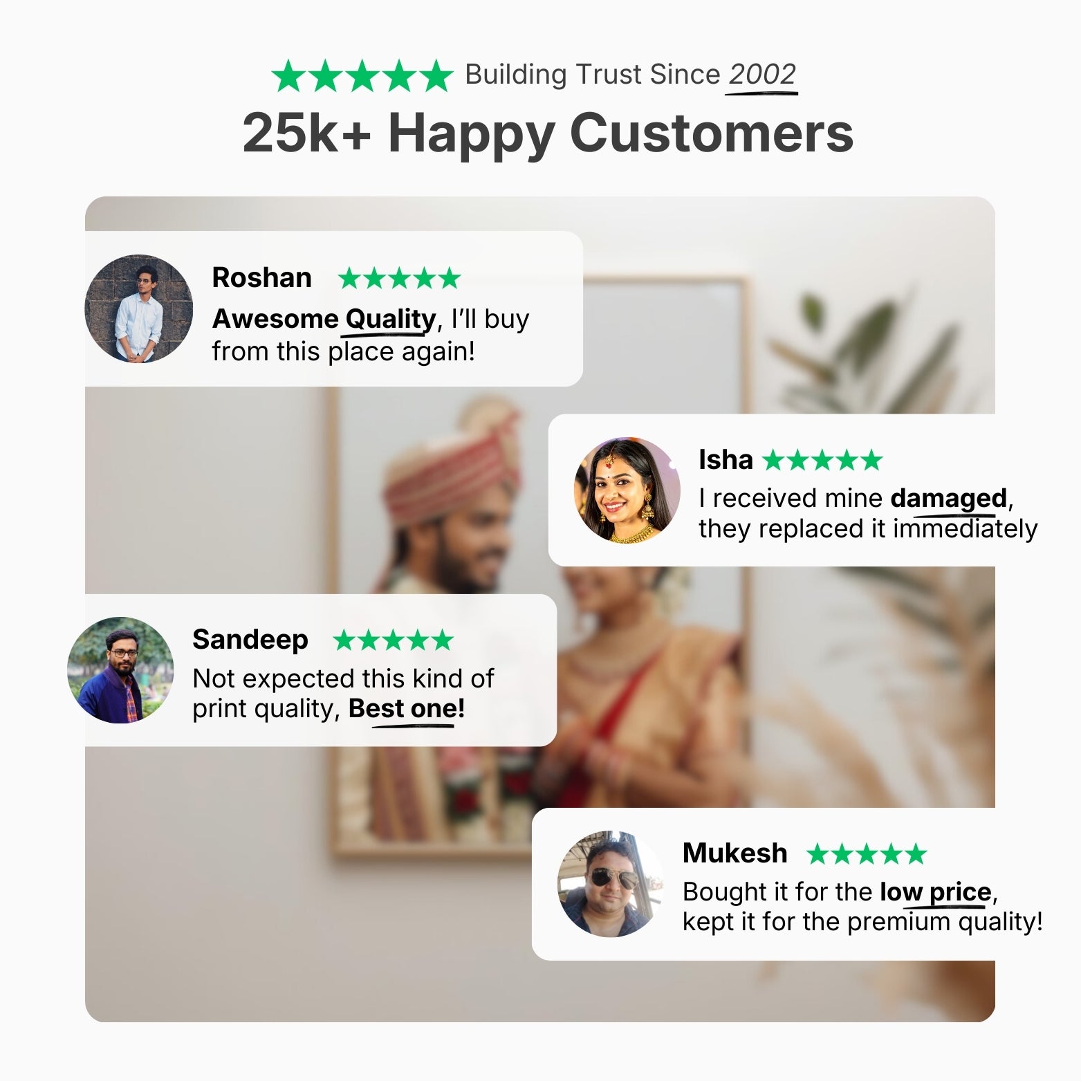 Square Acrylic Photo Frame