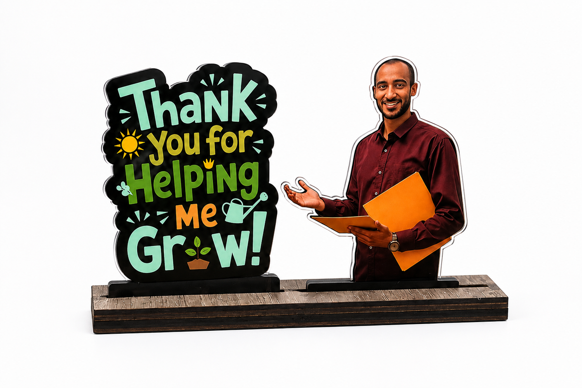 Teacher Appreciation Growth Plaque