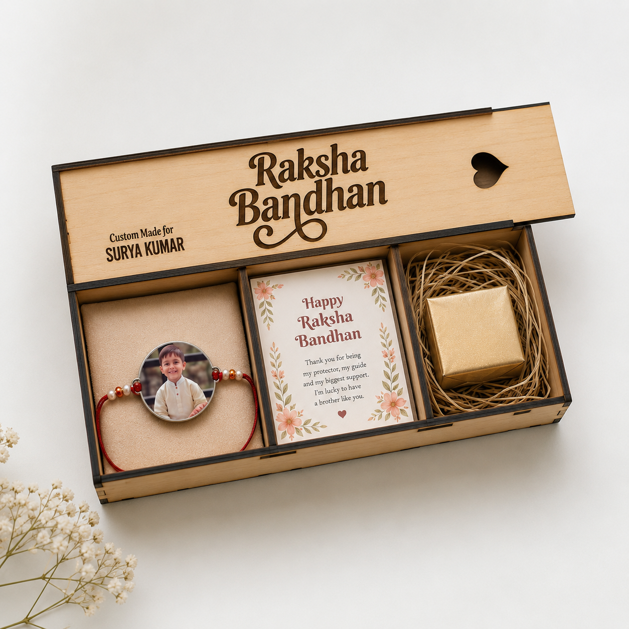 3 in 1 Rakhi Gift Box