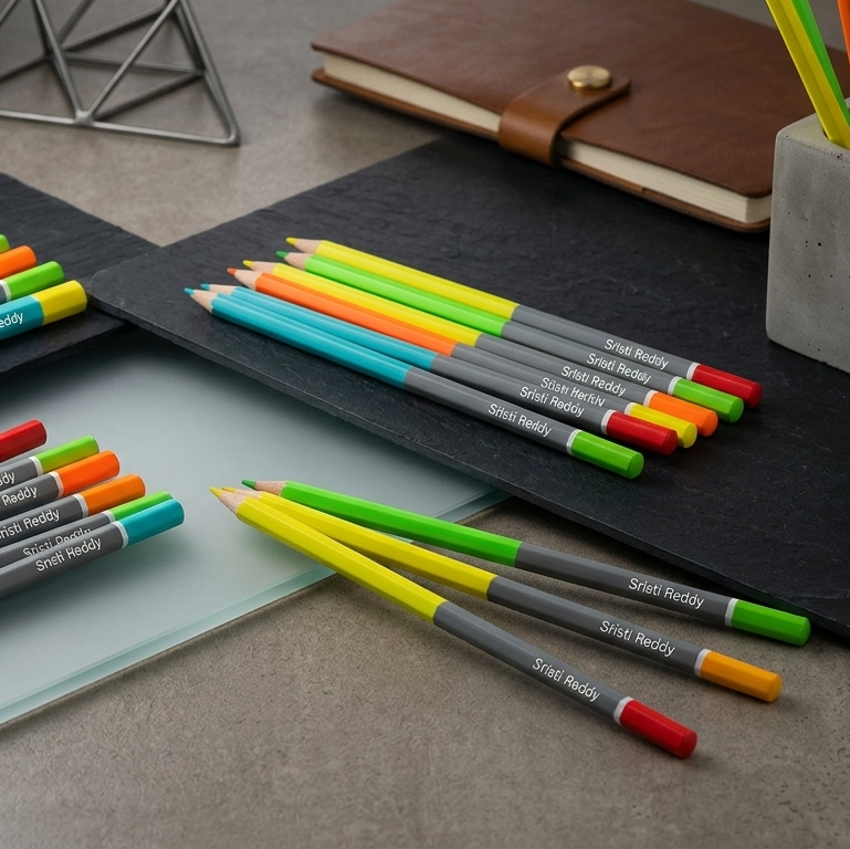Custom Name Pencils box