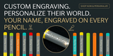 Custom Name Pencils box