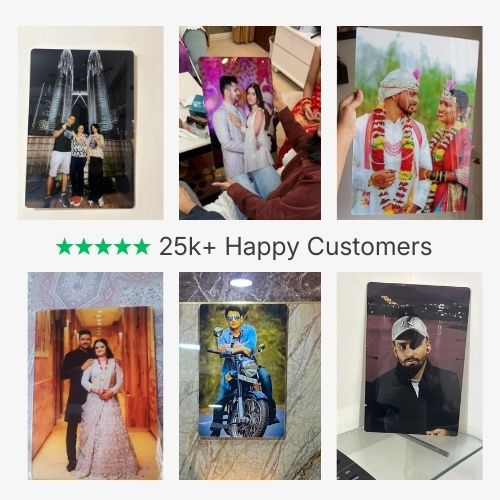 Hexagon Acrylic Photo Frame